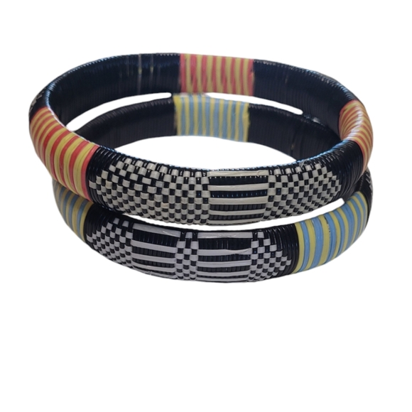 Large African Bangle Bracelets - Picture 3 of 8